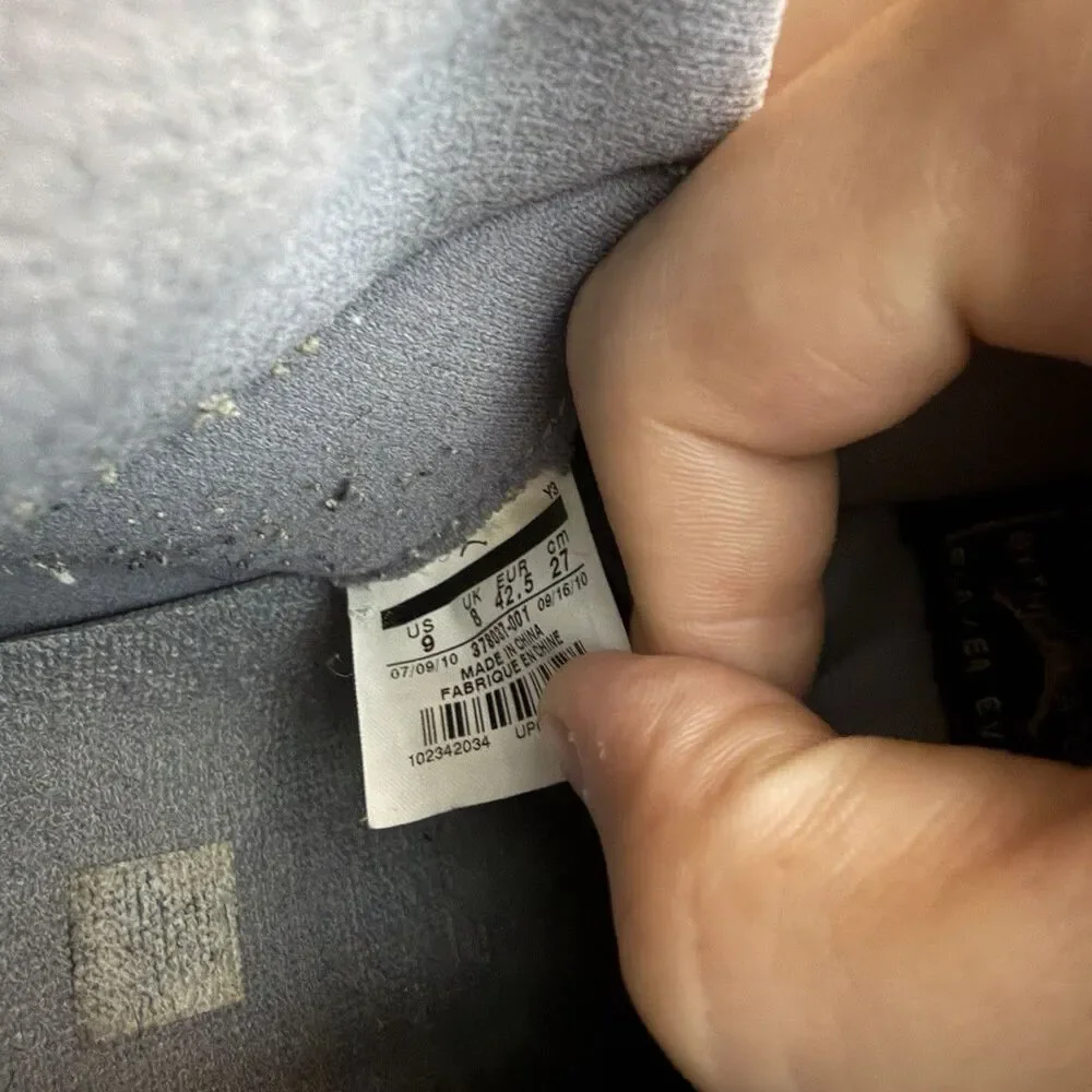Jordan 11 Cool Grey Size 9.5 Men 2010 Retro Release (378037-001) OG Box Lid